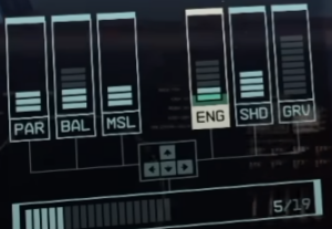 Screenshot of the Starfield Subsystem manager with six components that can be managed by use of the arrow-keys.